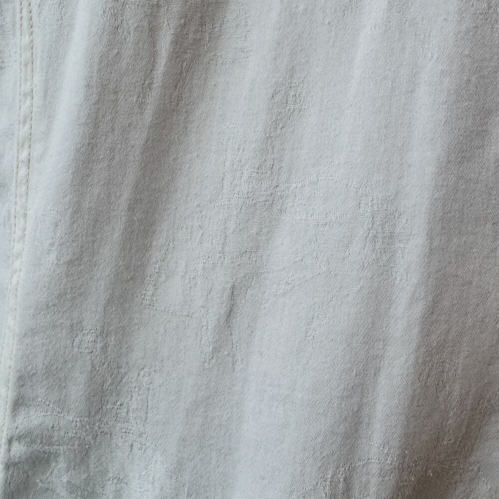 Barn Fly Trading, 100% Cotton White Western Snap Button Shirt, Women's Medium - Picture 7 of 11